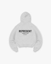 Represent Owners Club Zip Hoodie - Ash Grey