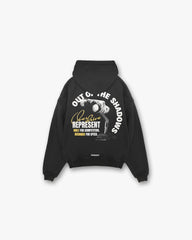 Out Of The Shadows Hoodie - Stained Black