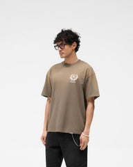 Crest T-Shirt - Dark Taupe