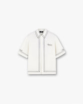 Border Shirt - Whisper White