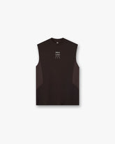 247 Uprising Oversized Tank - Chocolate