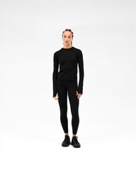 247 Performance Burnout Long Sleeve - Black