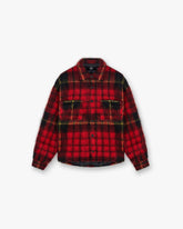 Mohair Overshirt - Red Check