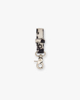 Cowhide Belt Loop - Flat White Jet Black
