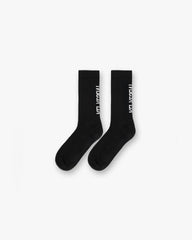 Represent Logo Socks - Jet Black