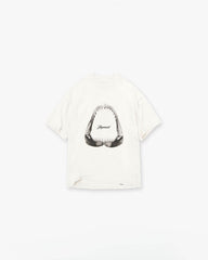 Shark Jaws T-Shirt - Flat White