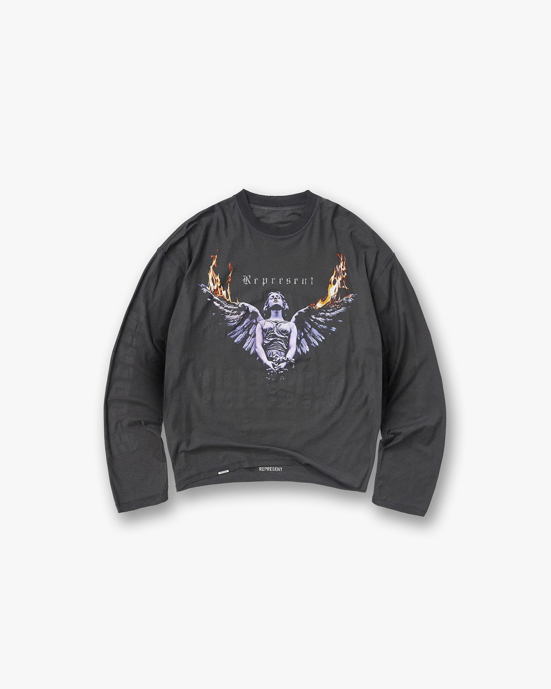 Reversible Living Legacy Tour Long Sleeve T-Shirt - Sun Fade Grey
