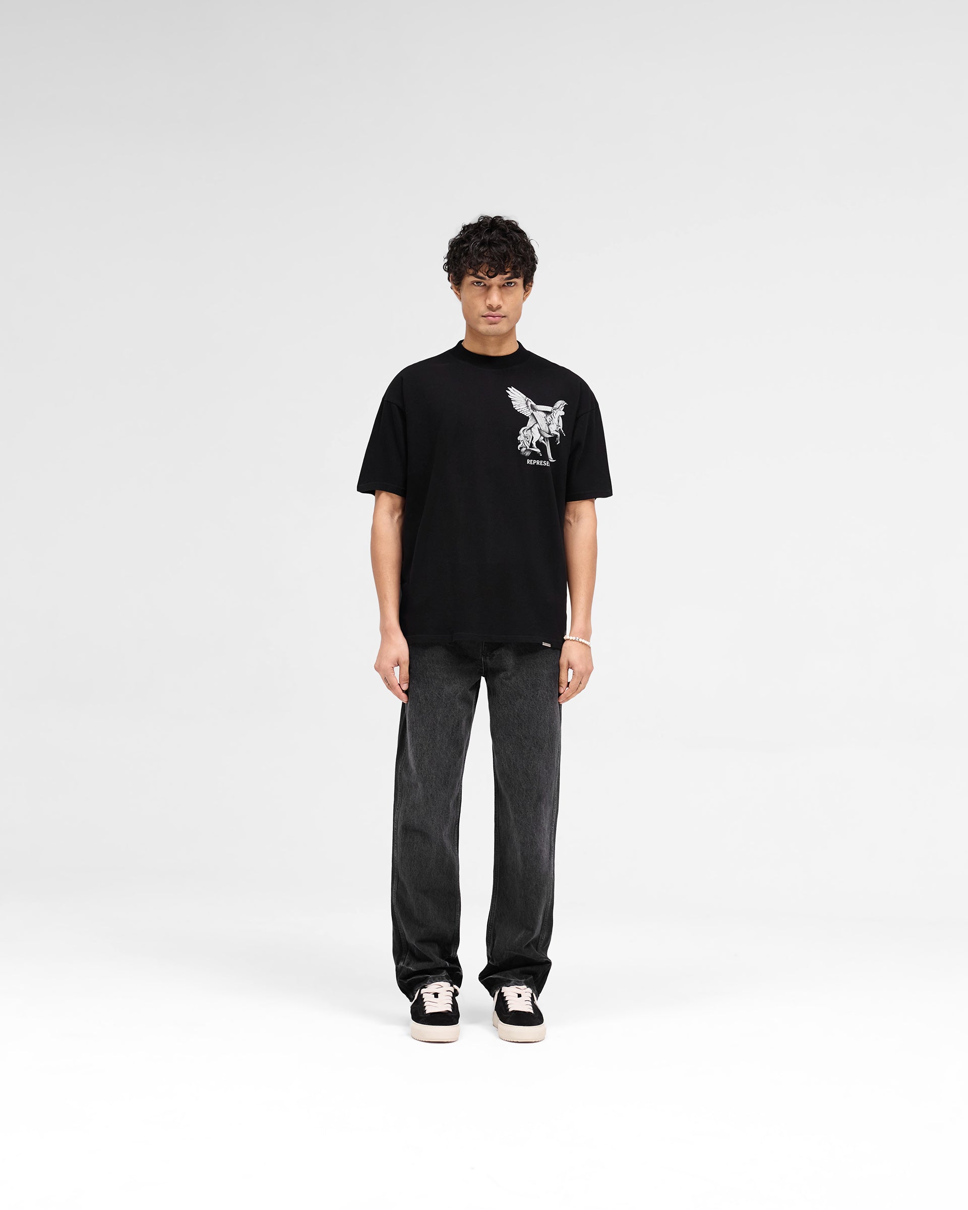 Elegance In Motion T-Shirt - Jet Black