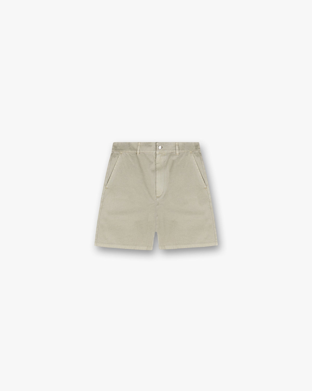 Cotton Tailored Short - Beige