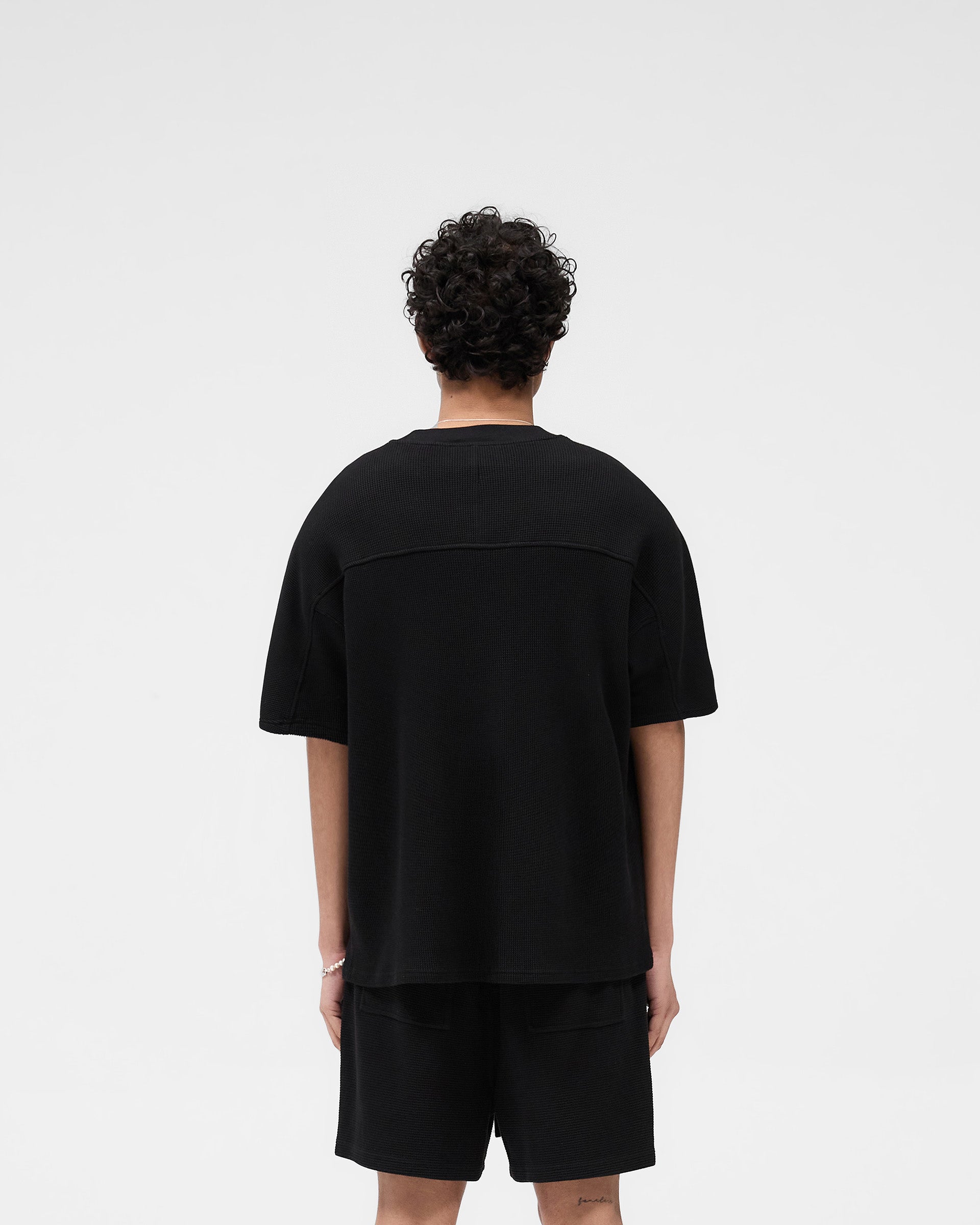 Waffle T-Shirt - Jet Black