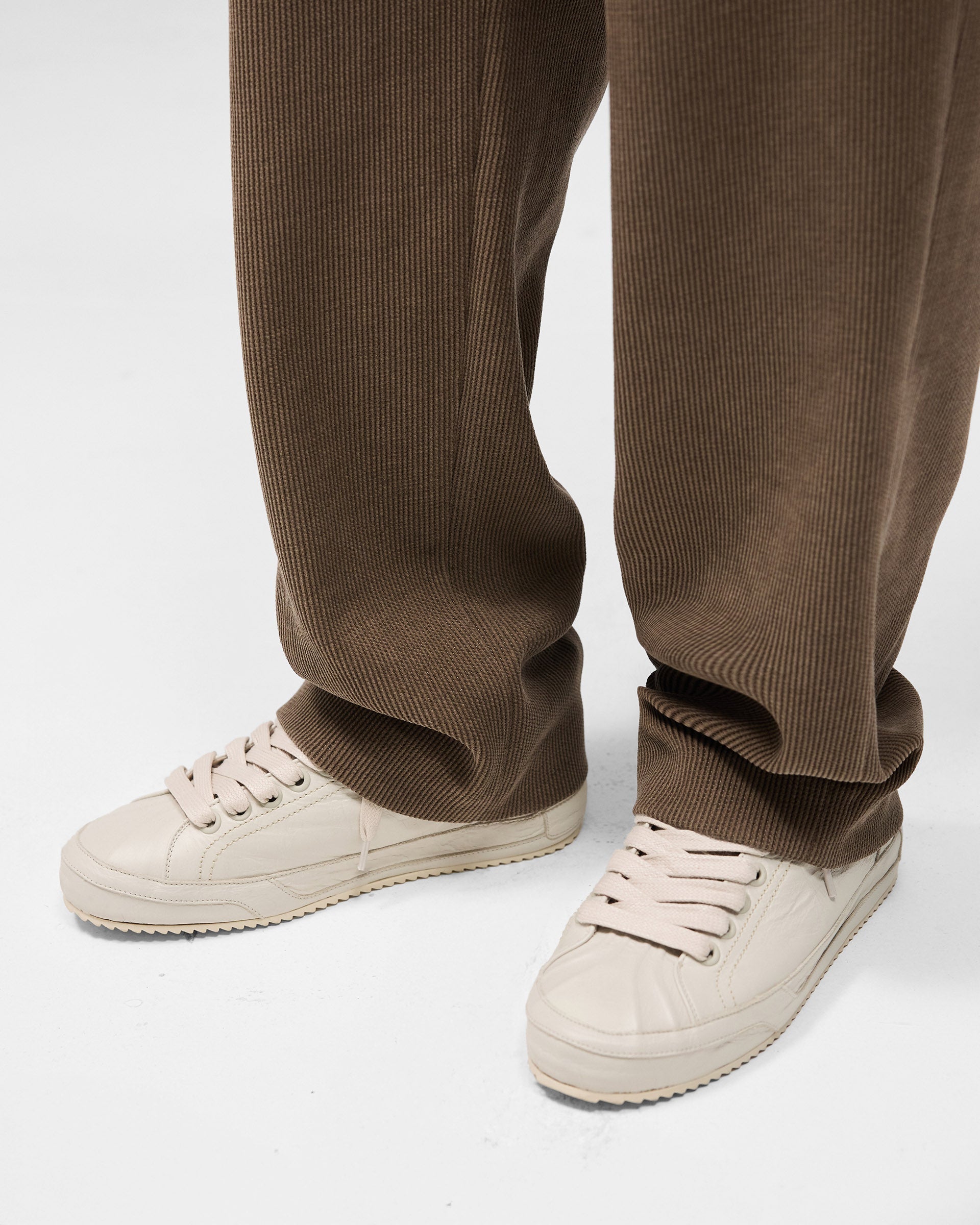 Ribbed Hybrid Pant - Clove