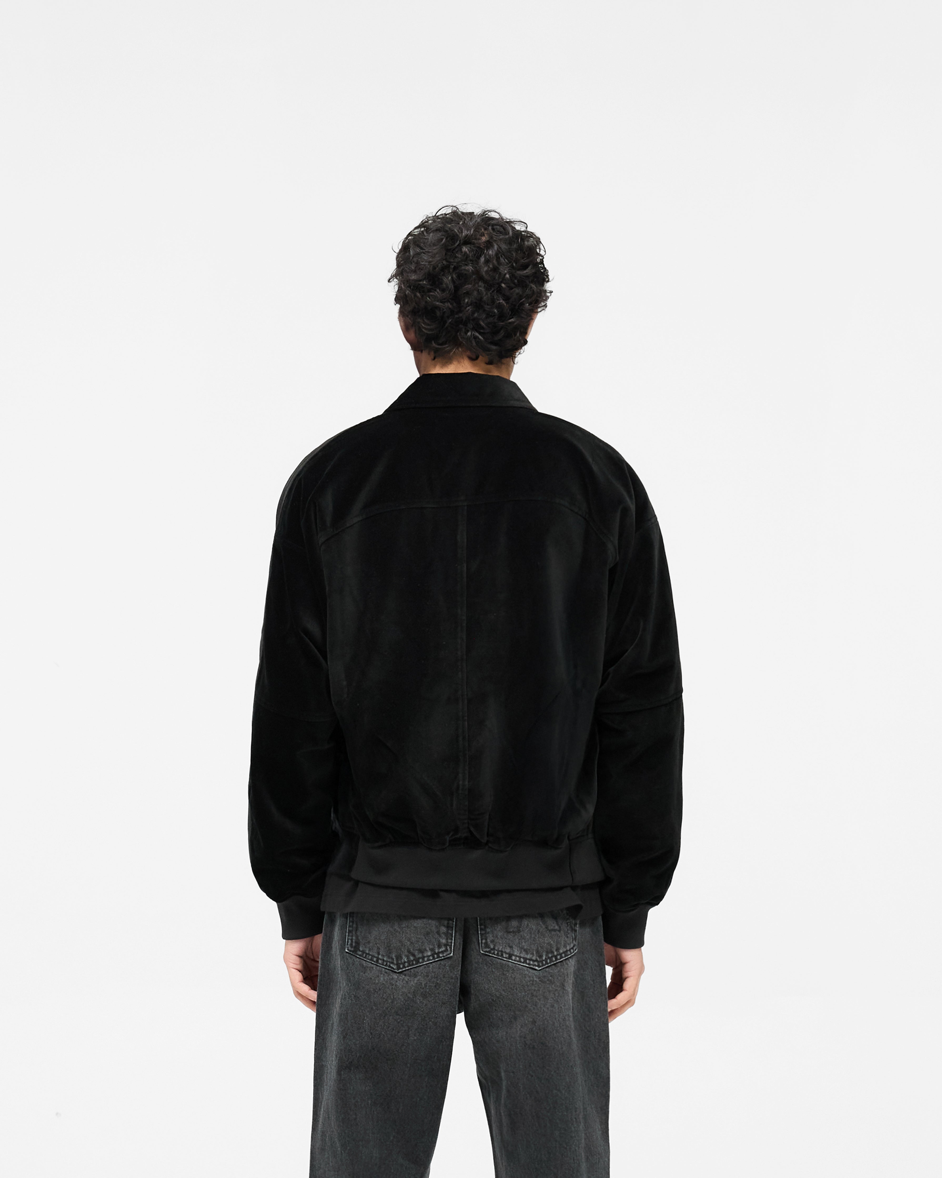 Bordeaux Brushed Jacket - Black