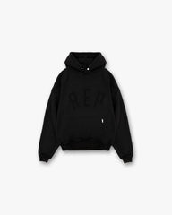 Rep Applique Hoodie - Off Black