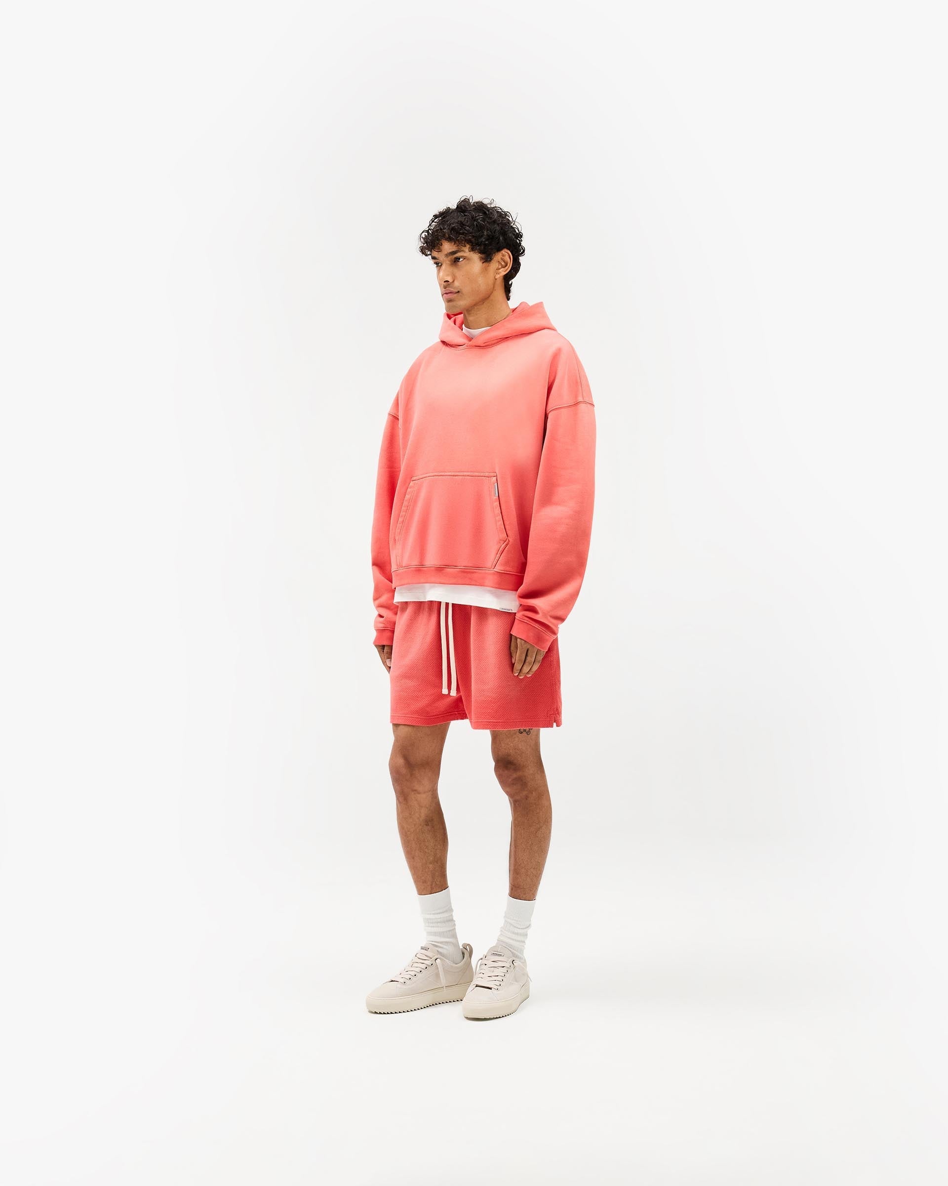 Initial Mesh Shorts - Vintage Red