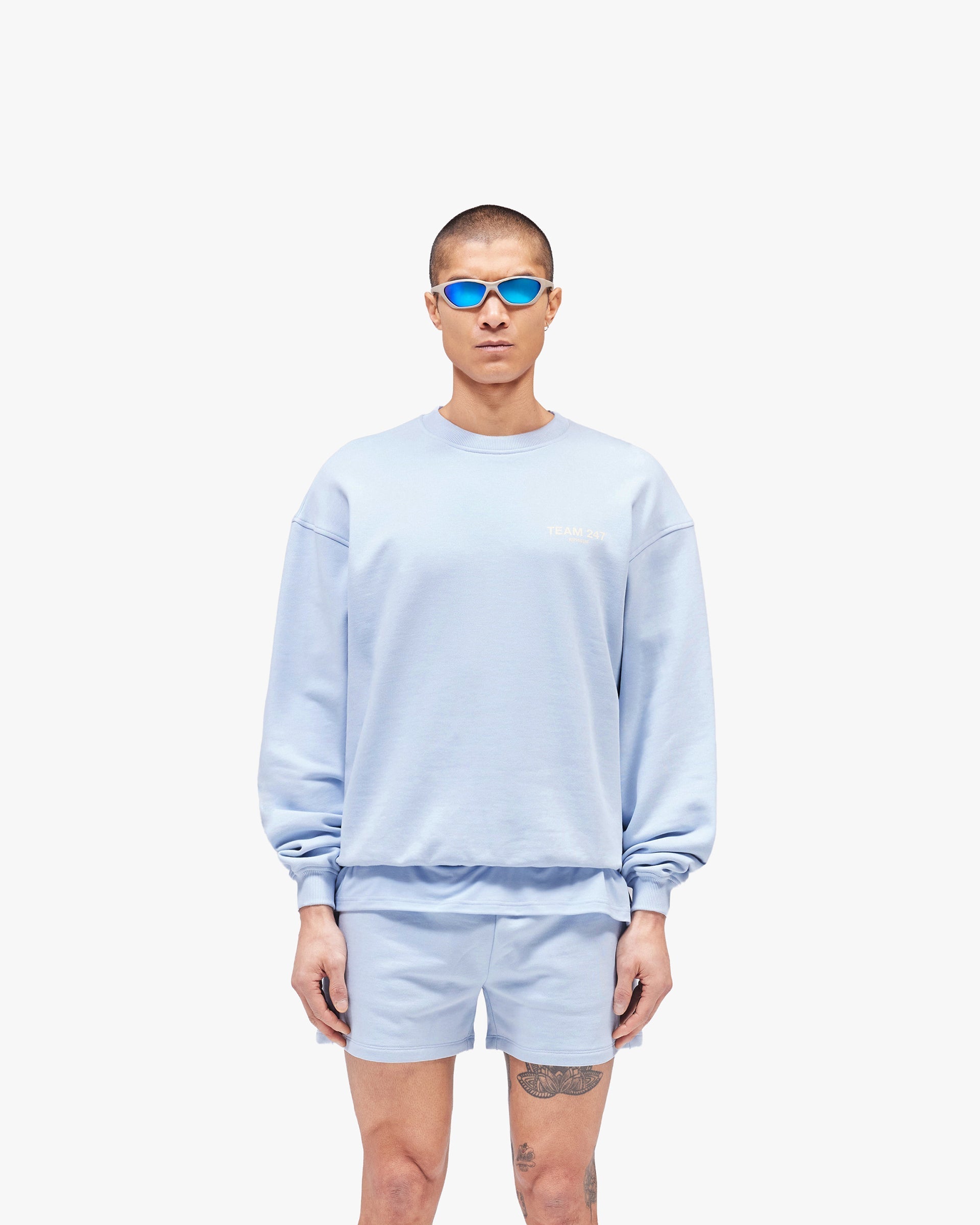 Team 247 Oversized Crew - Glacier