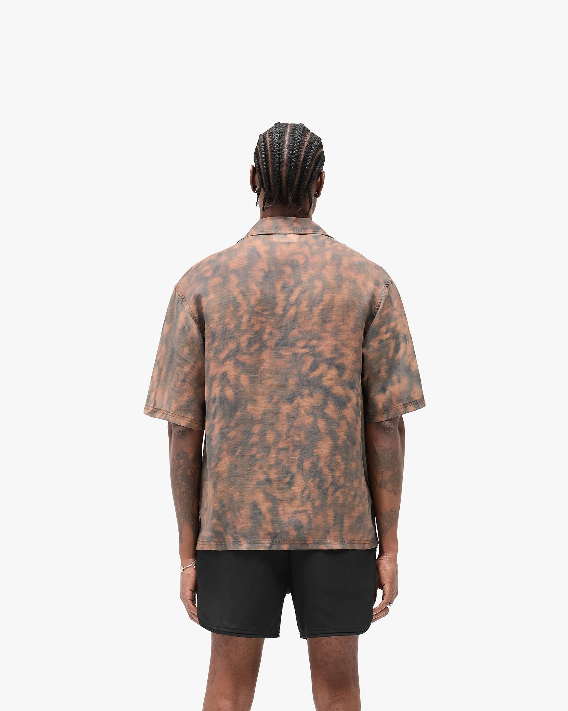 Tortoise Print Shirt - Brown