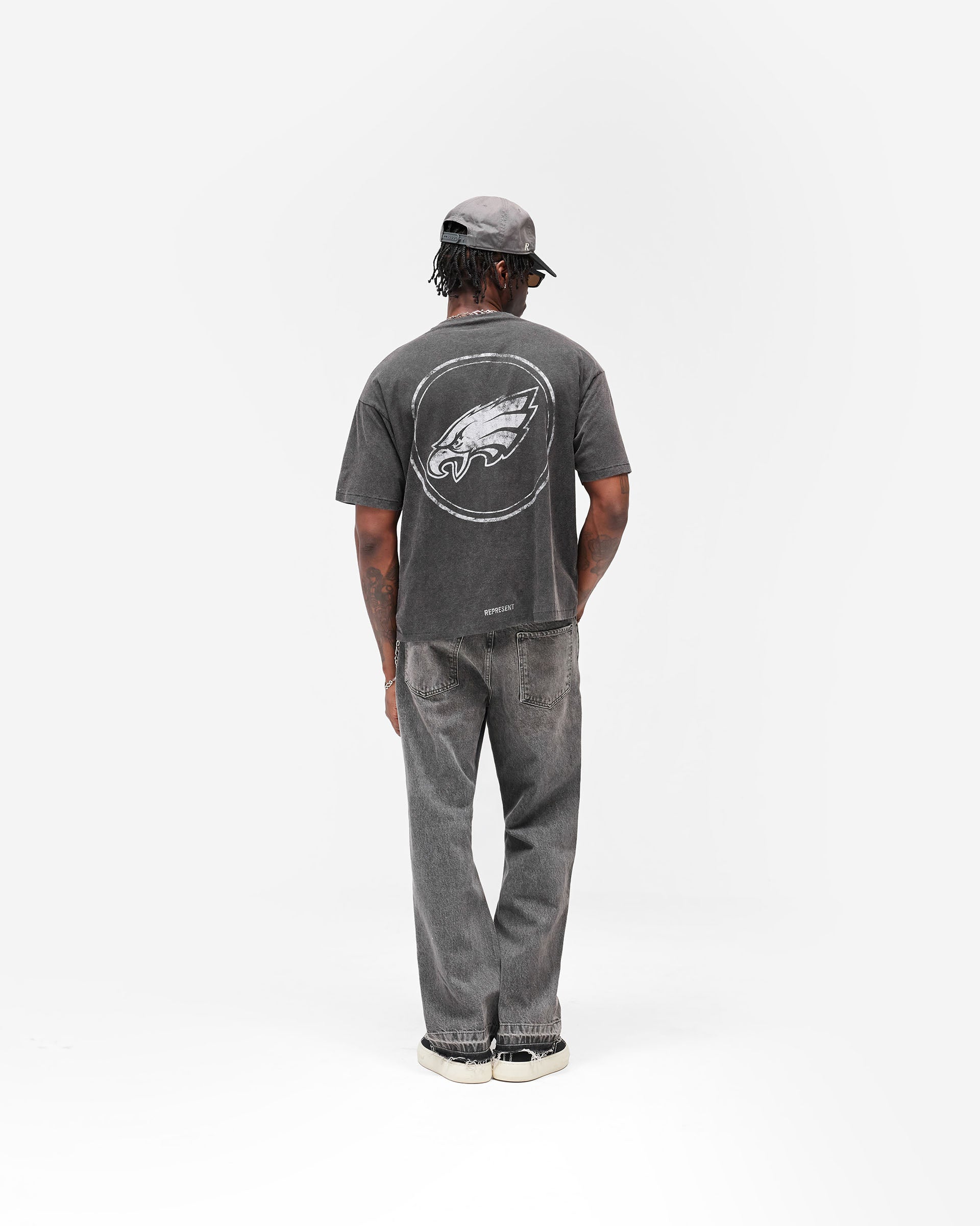 Philadelphia Eagles x Represent T-Shirt - Vintage Grey