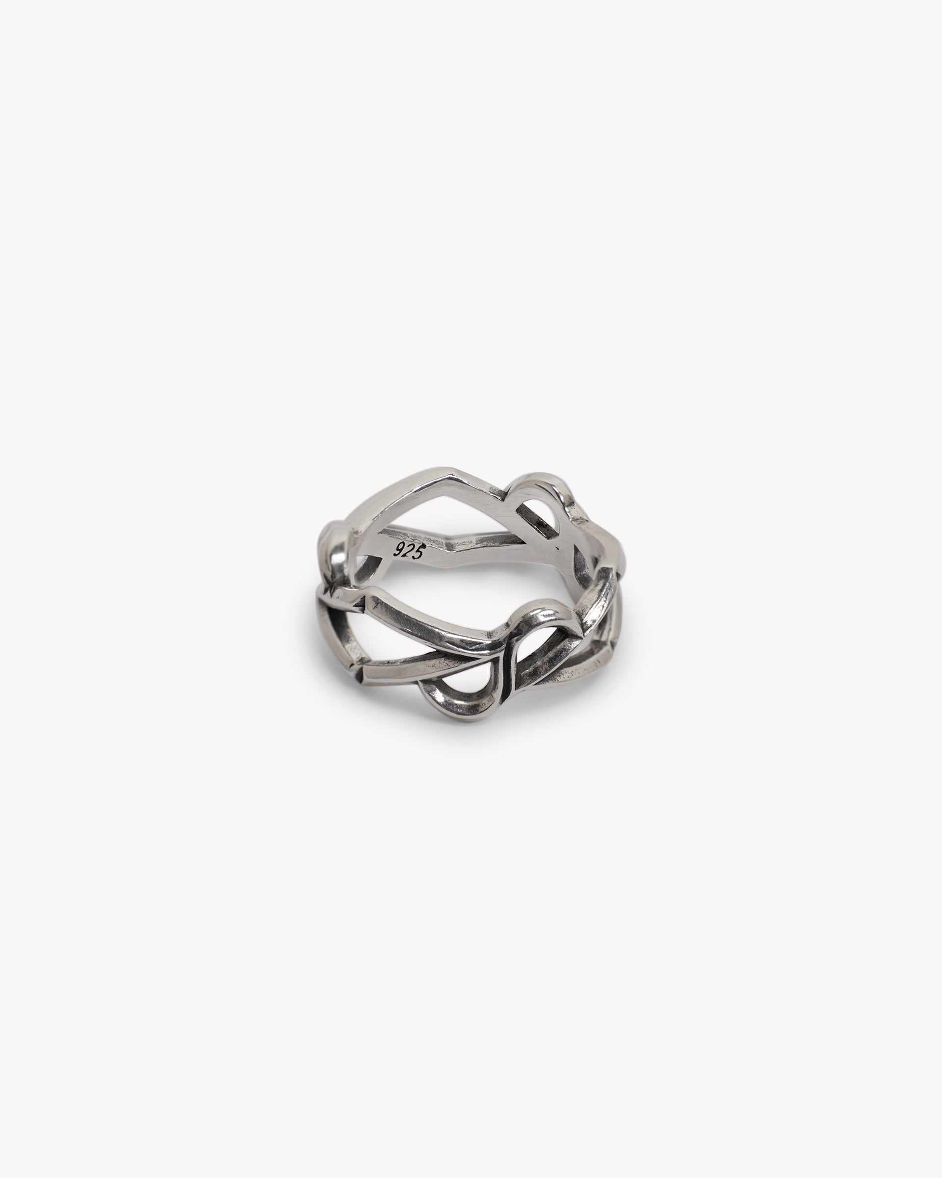 Initial Chain Ring - Silver