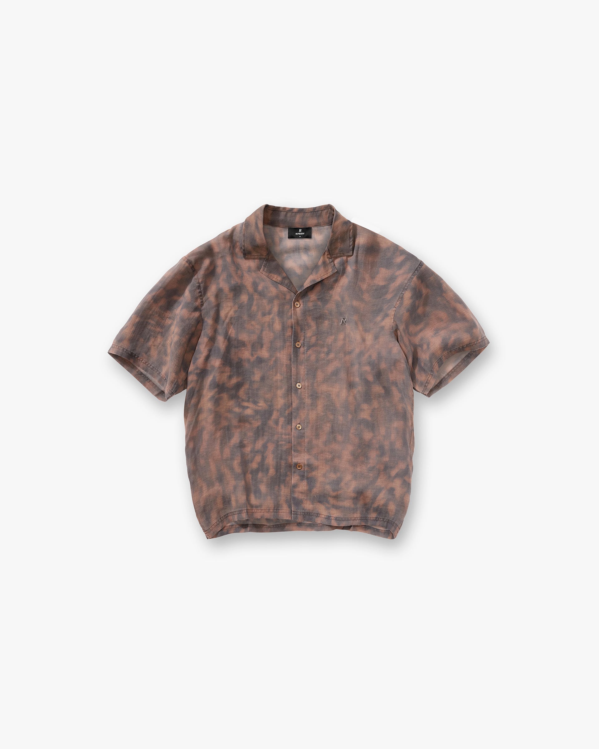 Tortoise Print Shirt - Brown
