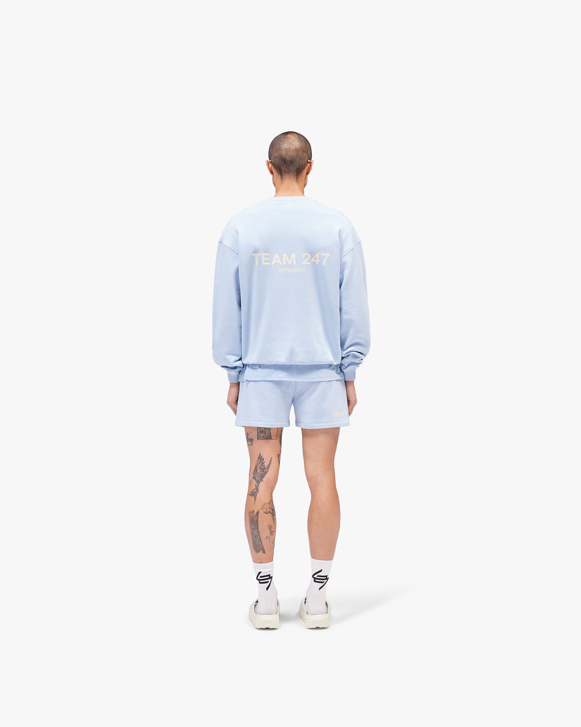 Team 247 Oversized Crew - Glacier