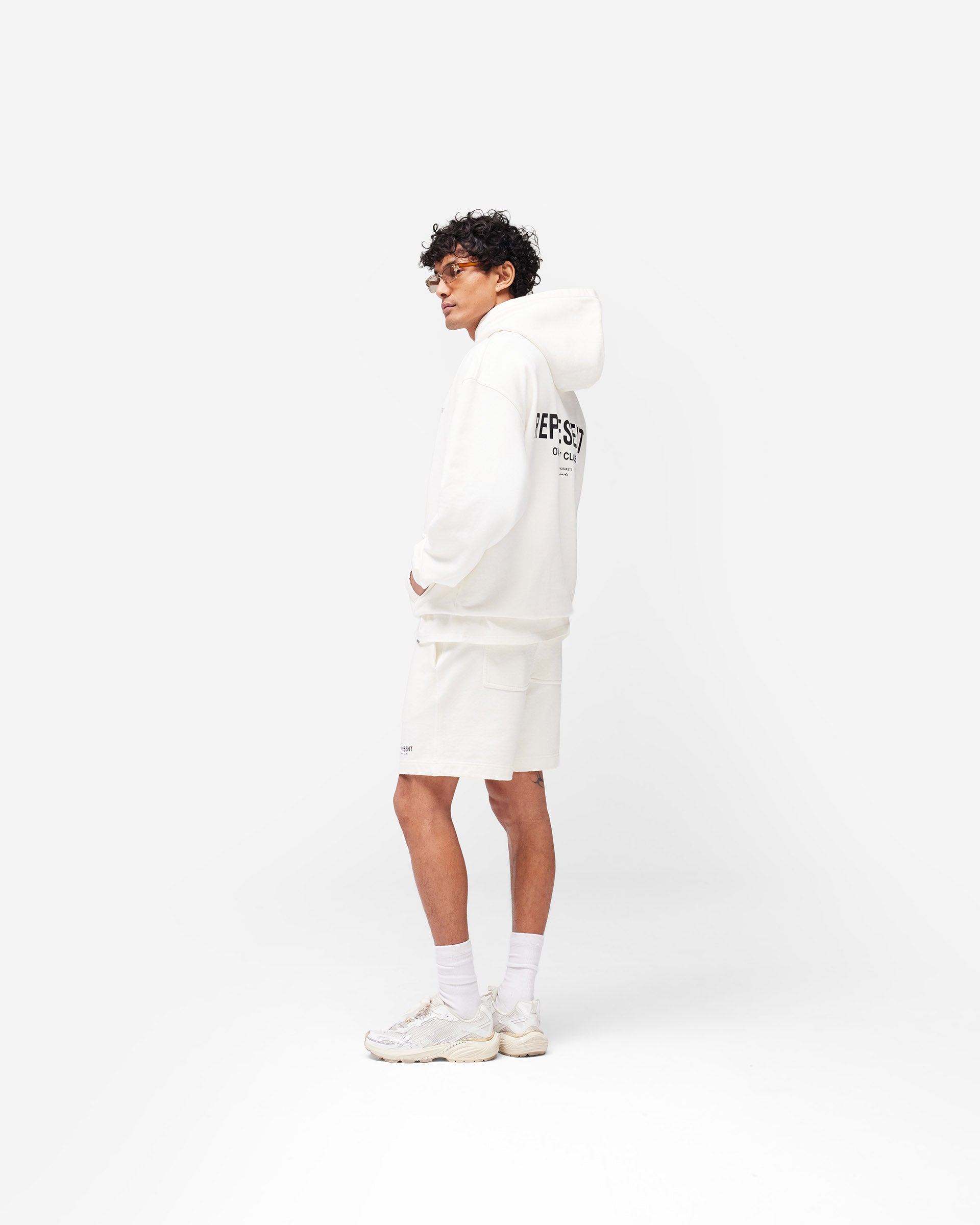 Represent Owners Club Shorts - Flat White