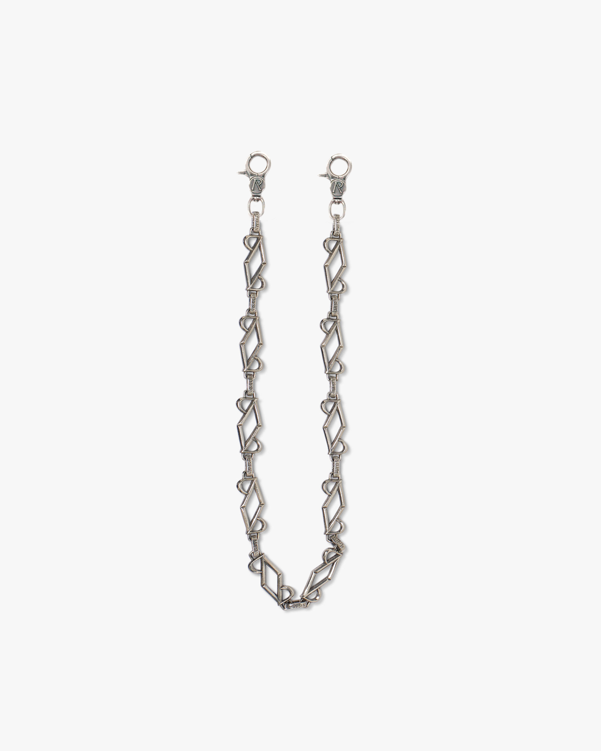 Initial Trouser Chain - Silver