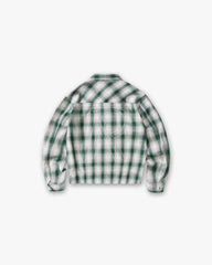 Waffle Flannel - Dark Green