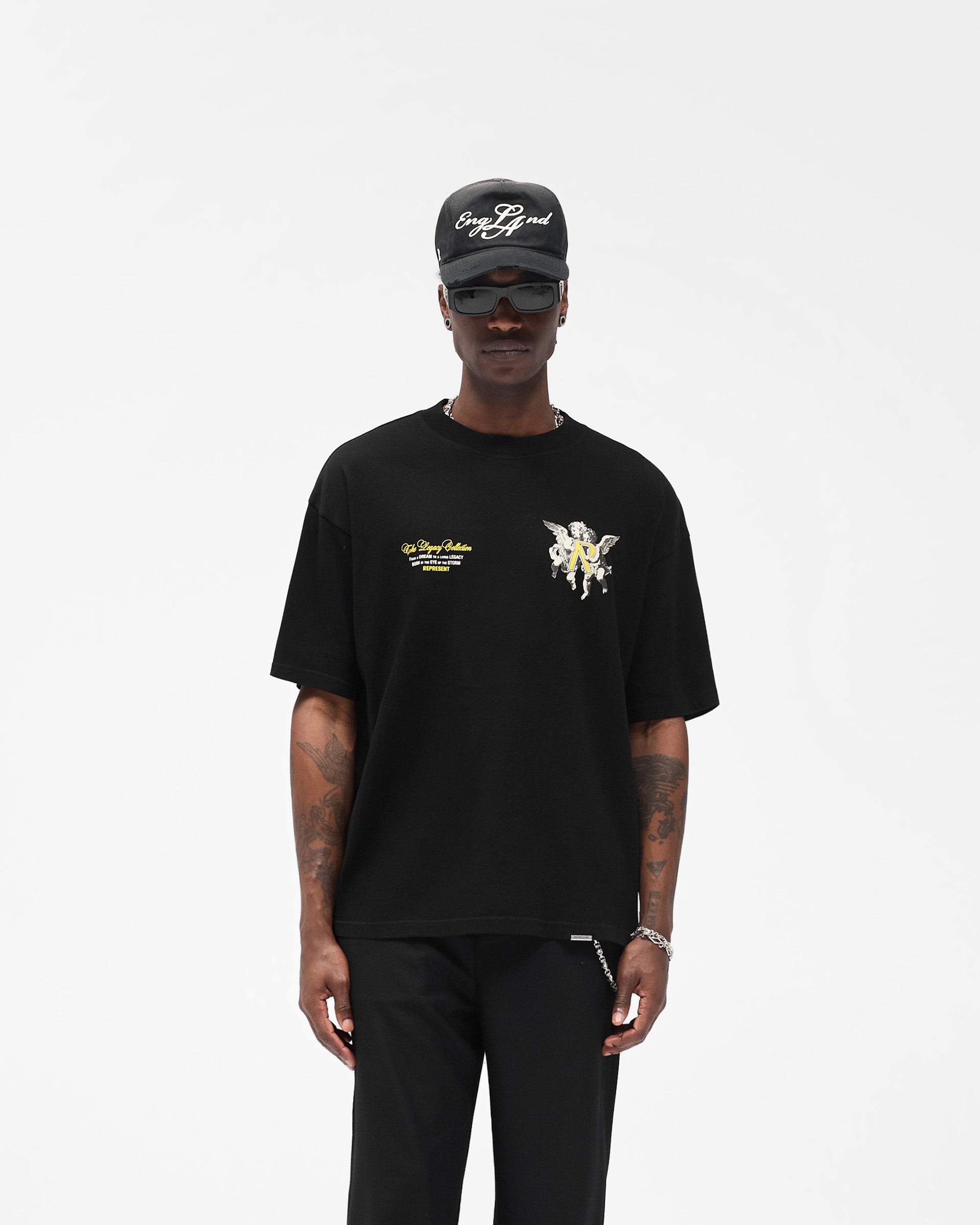 Legacy Cherubs T-Shirt - Jet Black