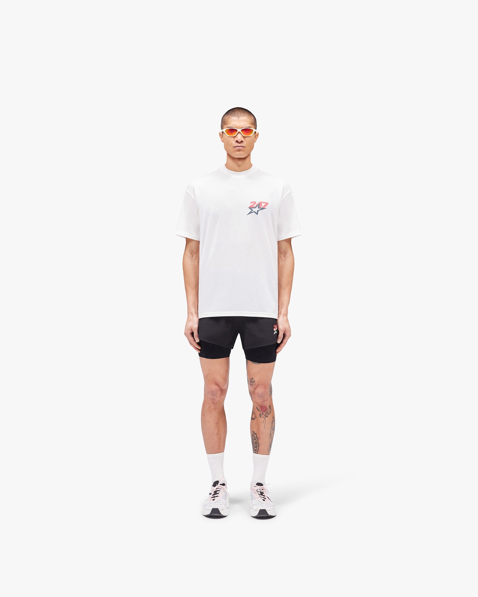 Team 247 Star Oversized T-Shirt - Flat White