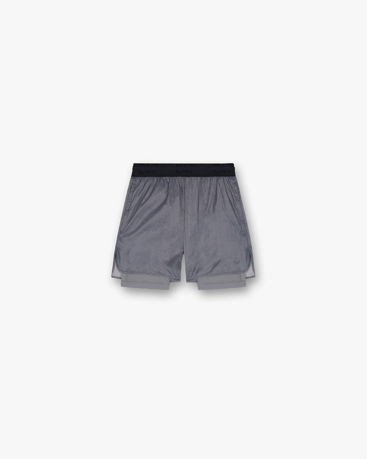 247 Contour 2-In-1 Run Shorts - Titanium