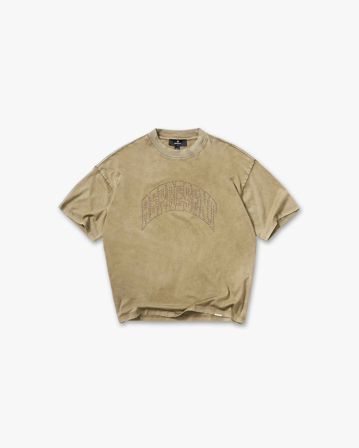 Embellished Represent T-Shirt - Vintage Khaki