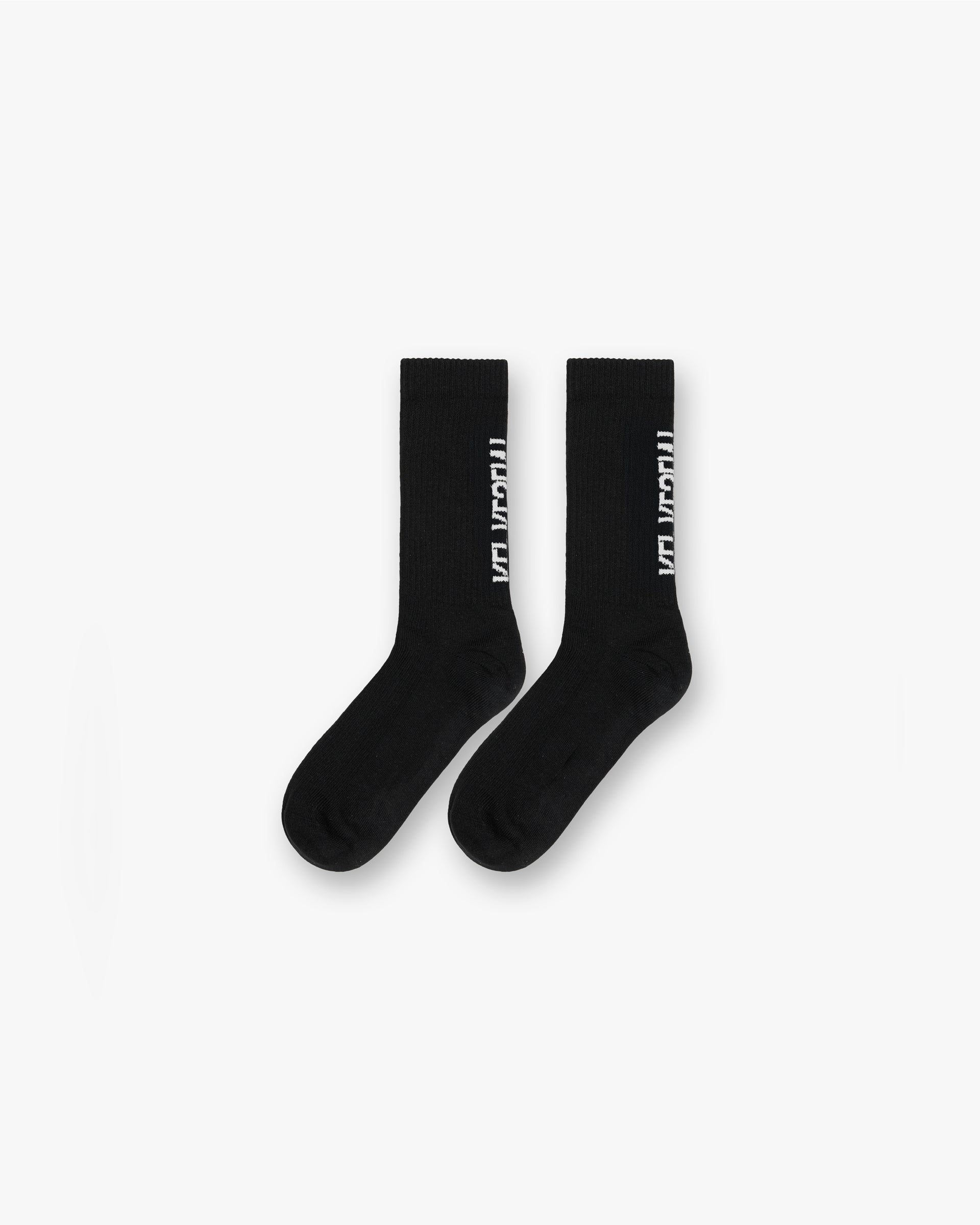 Represent Logo Socks - Jet Black