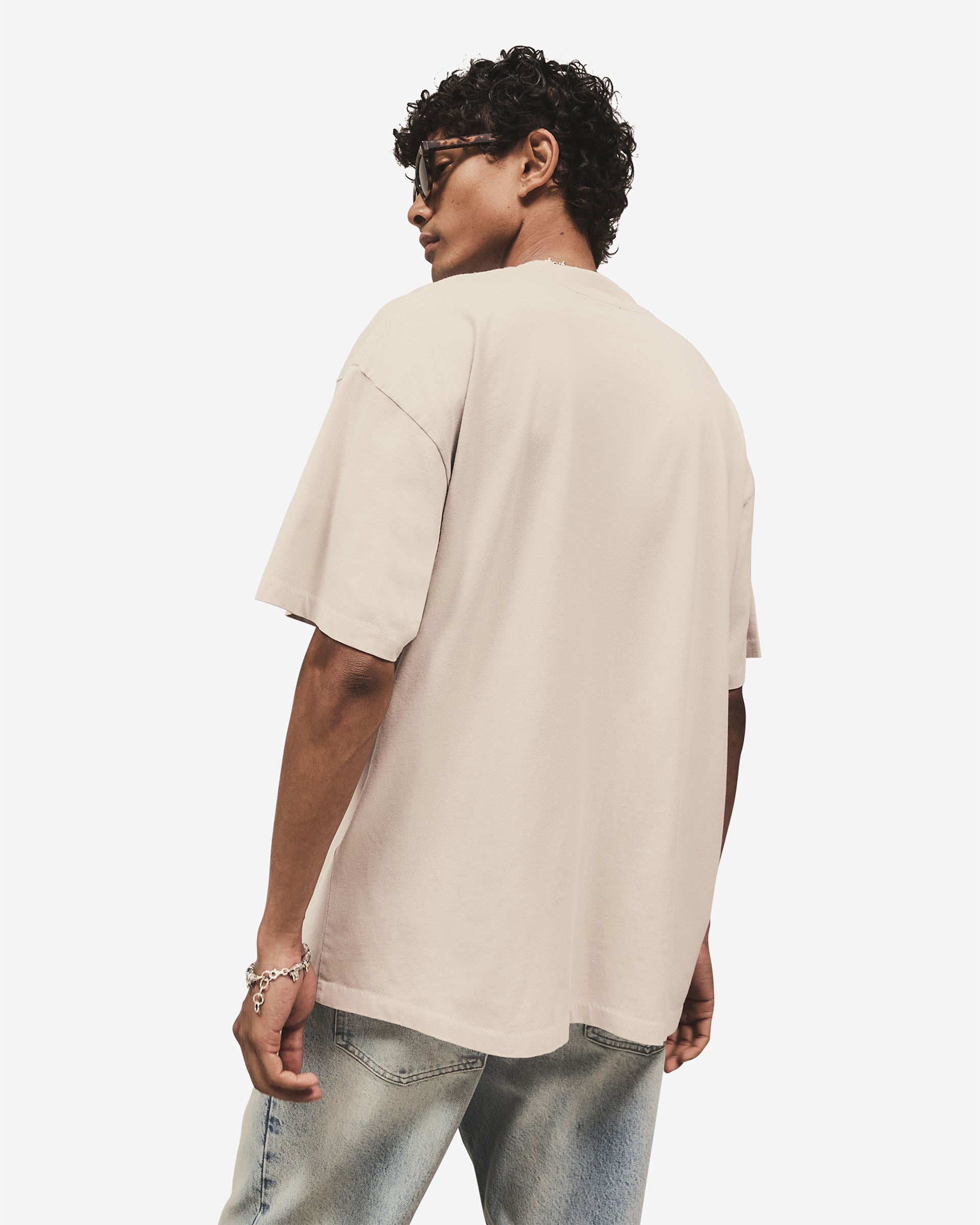 Script Logo T-Shirt - Concrete