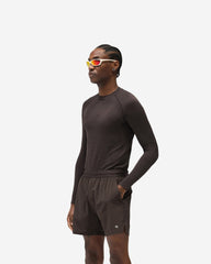 247 Uprising Long Sleeve Seamless T-Shirt - Chocolate