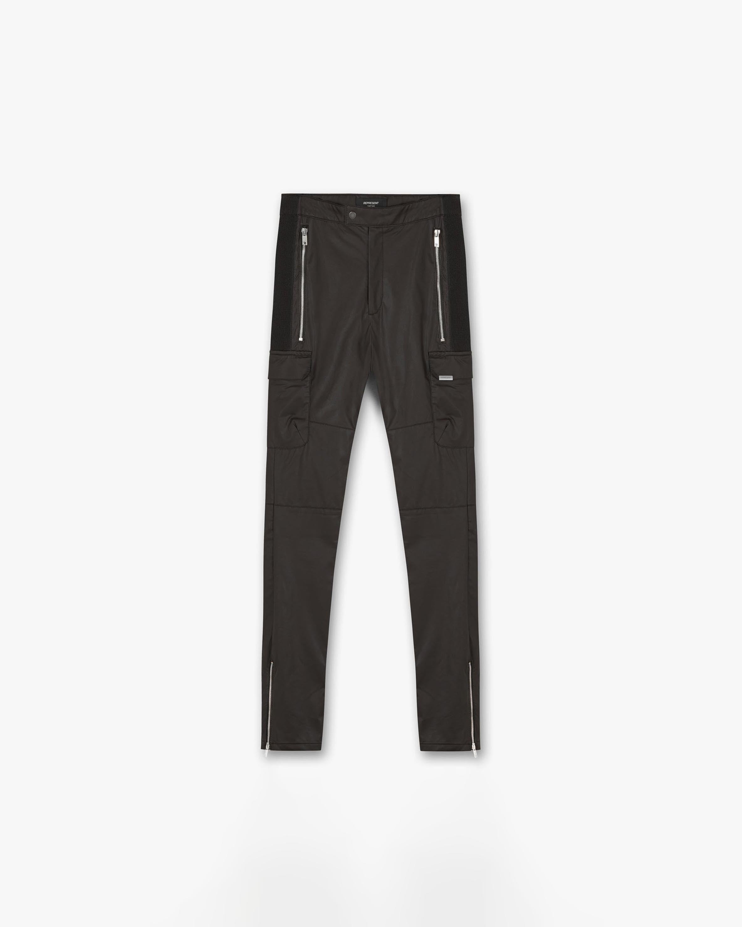 Leather Military Pant - Brown