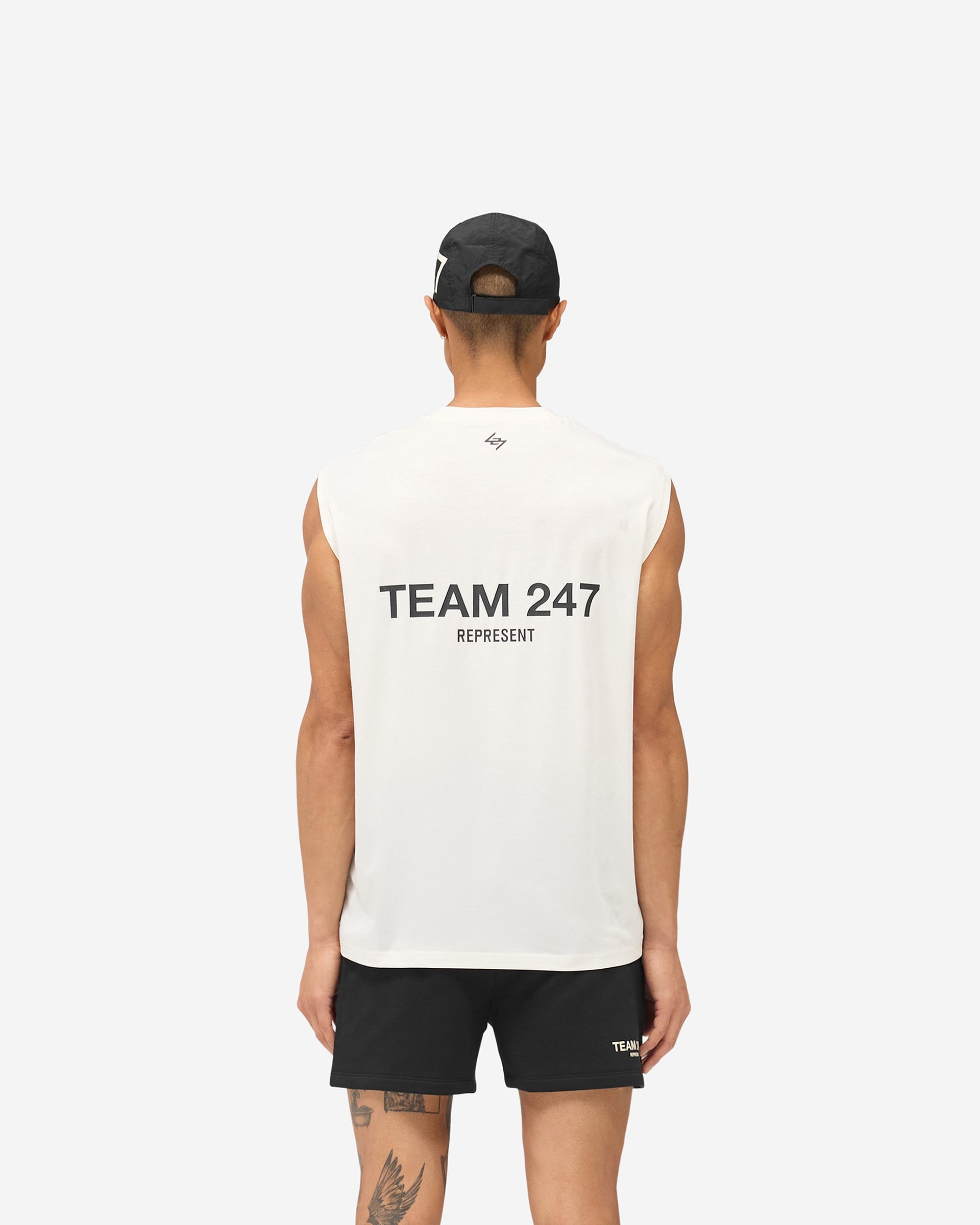 Team 247 Oversized Tank - Flat White