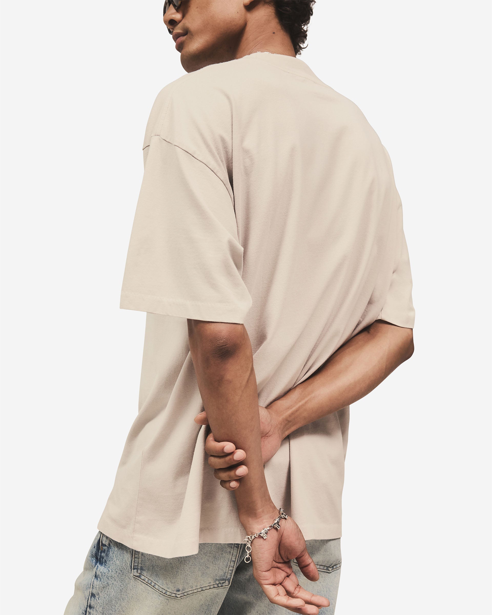 Script Logo T-Shirt - Concrete