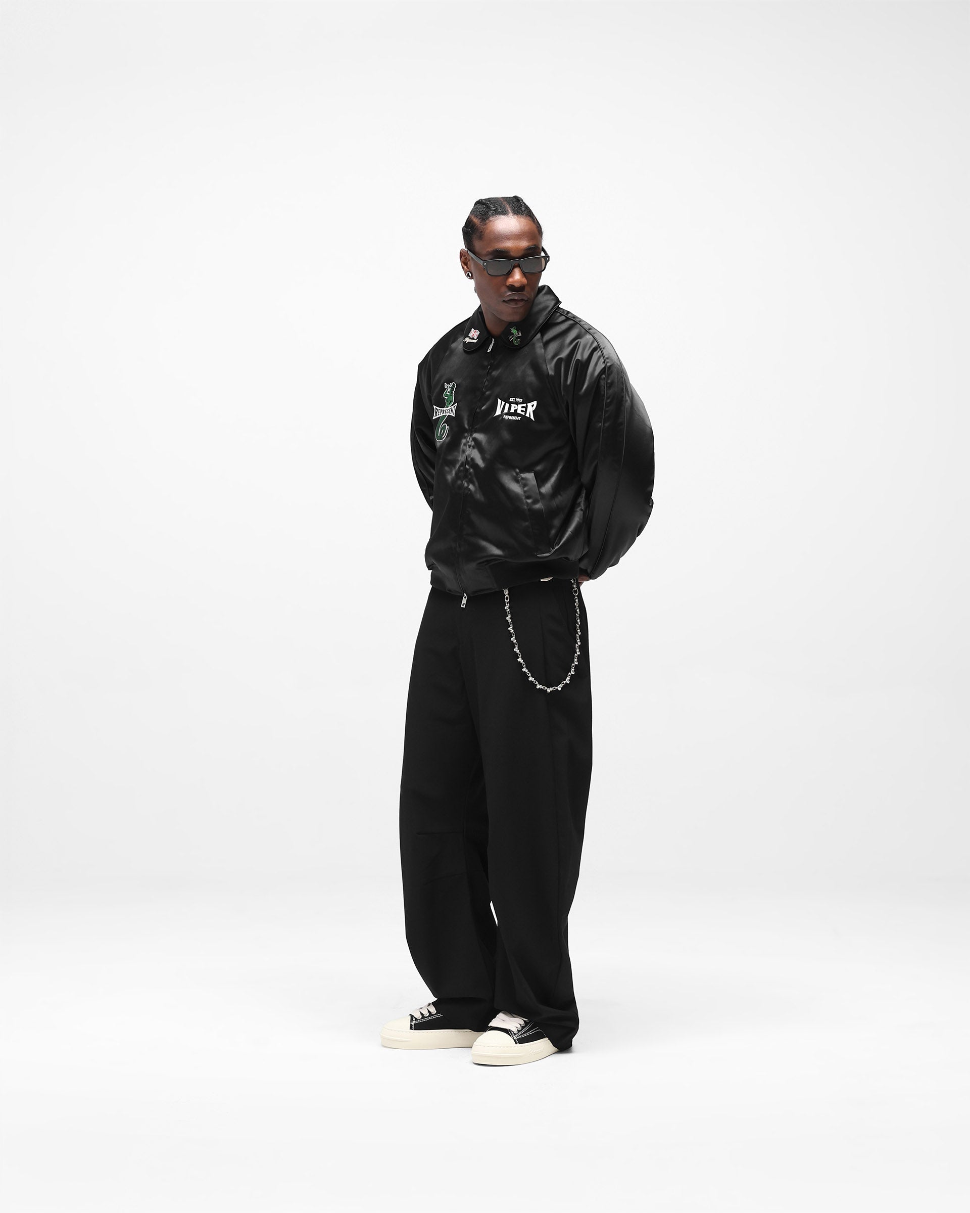 Represent x Viper Souvenir Jacket - Jet Black