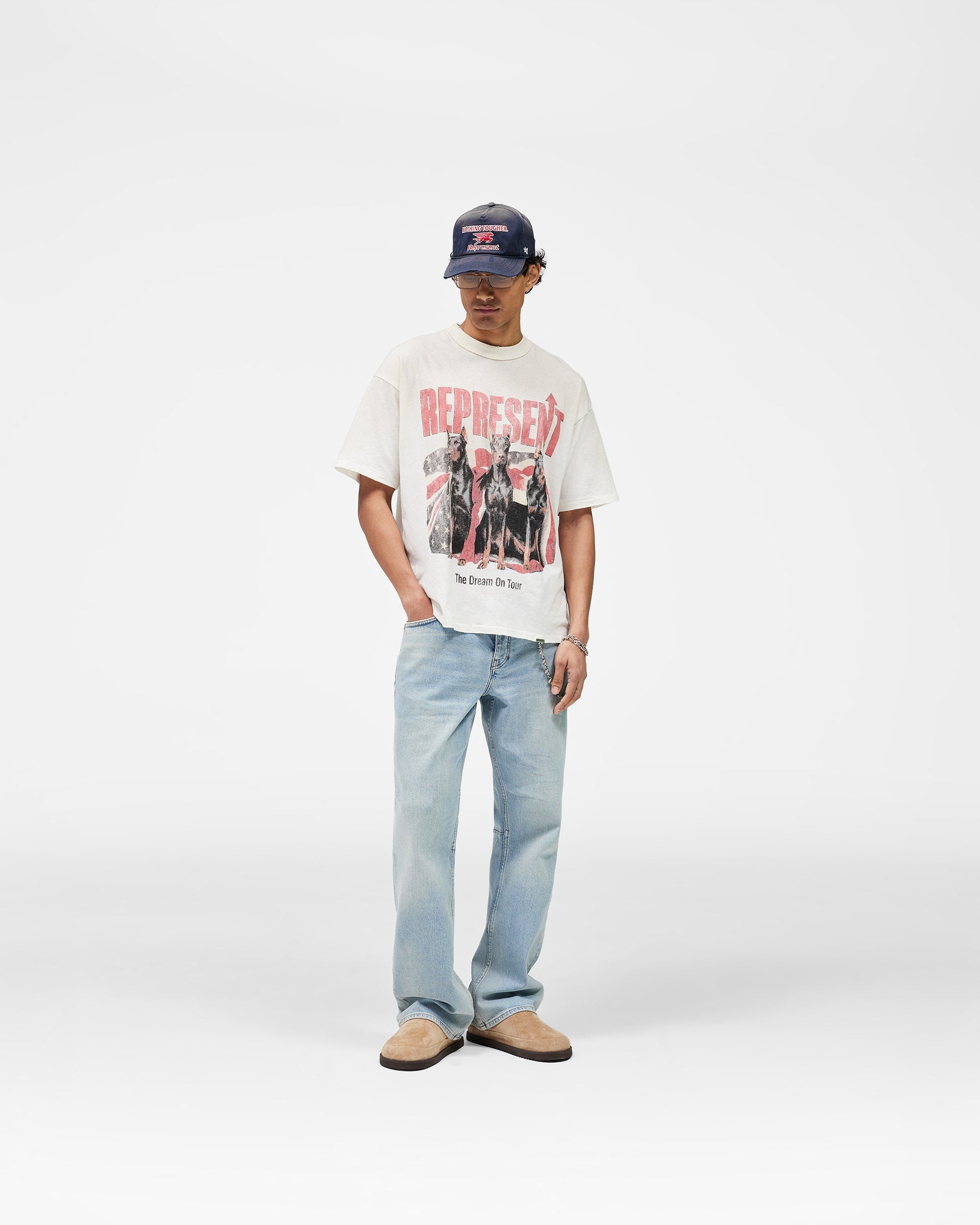 Dream On Tour T-Shirt - Washed Ecru