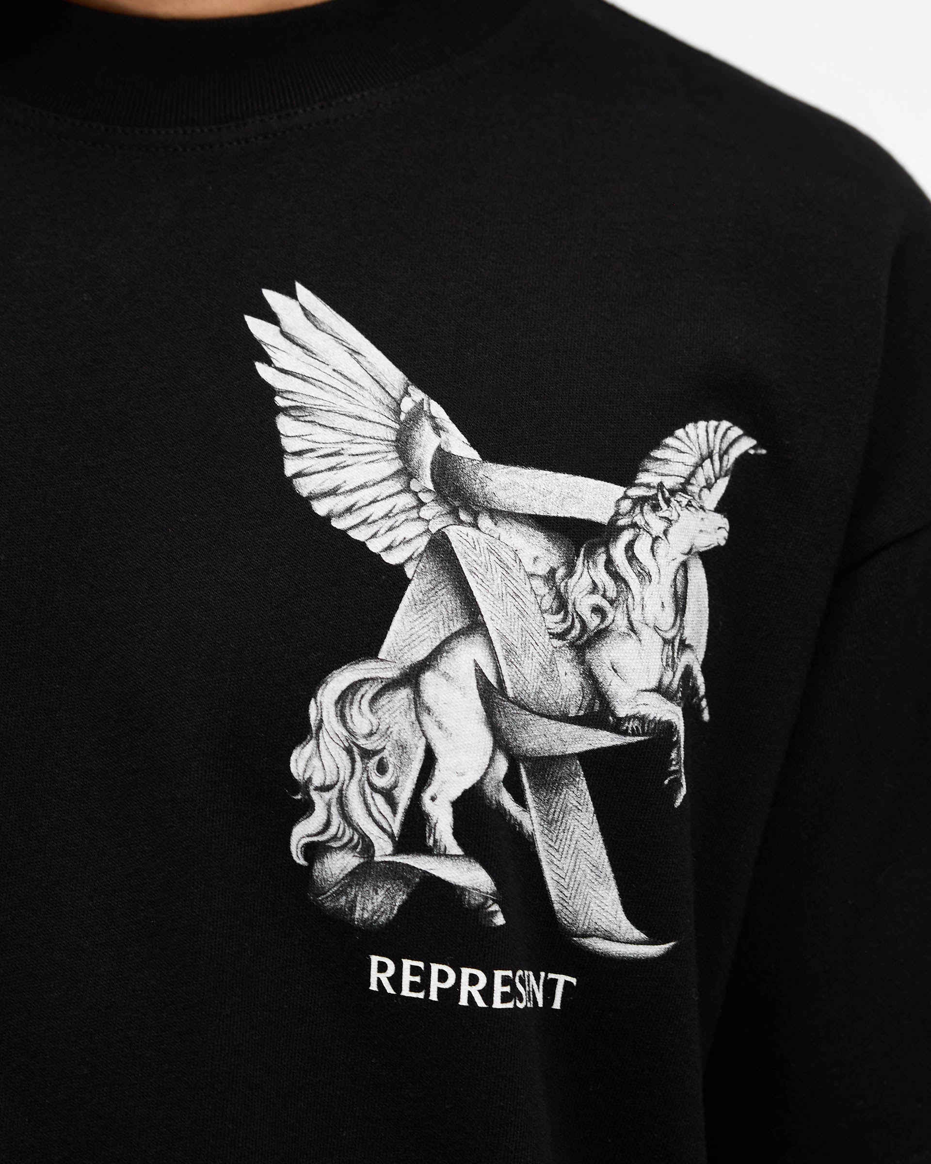 Elegance In Motion T-Shirt - Jet Black